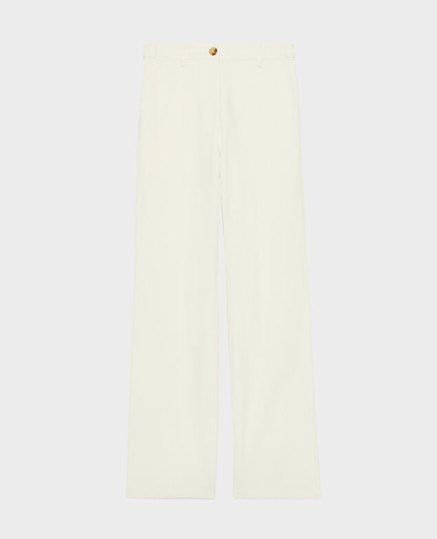 BLANDINE - Pantalón recto 7074 00 white