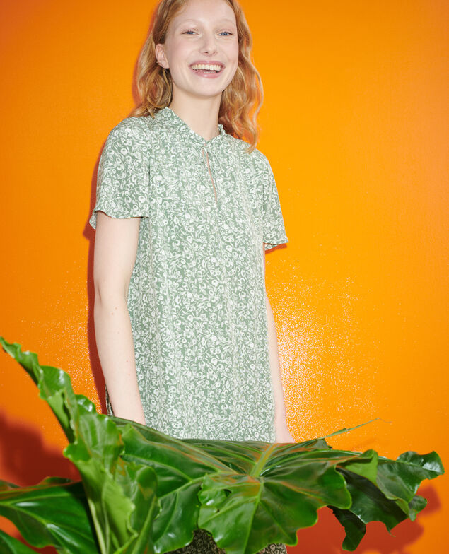 Vestido corto 101 print green
