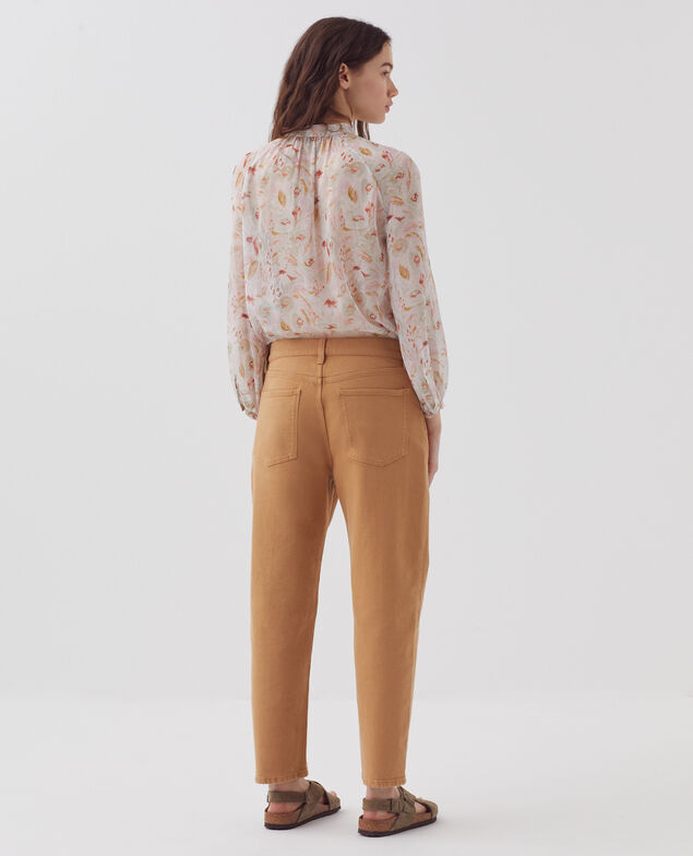RITA - Jeans slouchy H323 camel