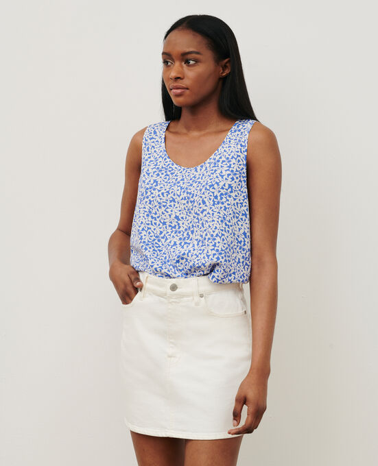 Top estampado fluido 0651 BOW AMPARO