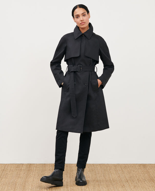 CATHERINE - Trench icónico 7016c 09 black