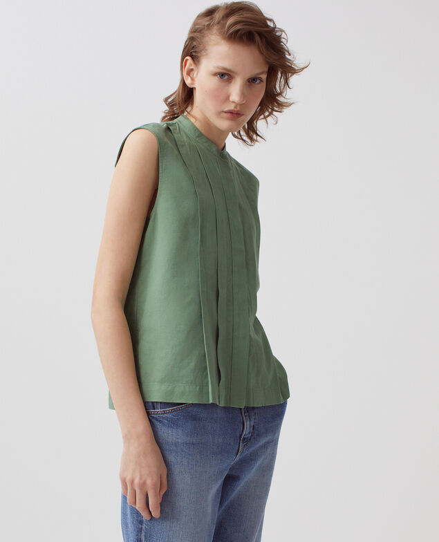 Blusa sin mangas H540 dark ivy