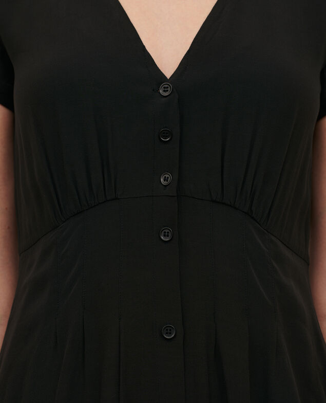 Vestido corto fluido 4216 black_beauty