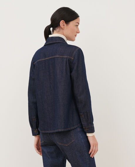 Chaqueta de tela denim