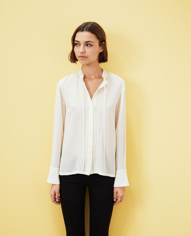 Blusa de seda Champagne