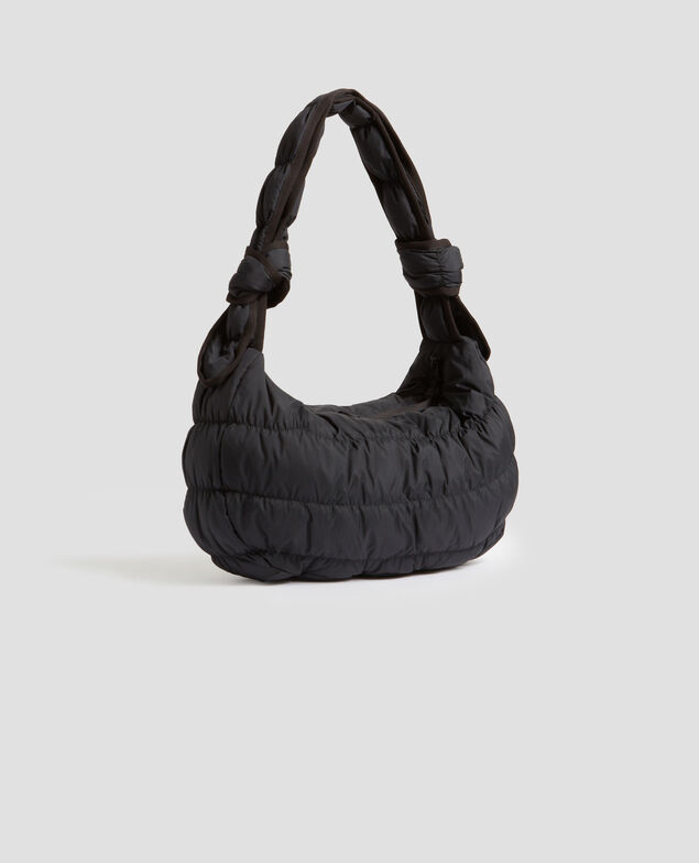 Bolso media luna acolchado 8853 09 black