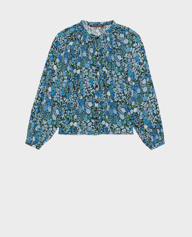 Blusa amplia estampada 98 print blue