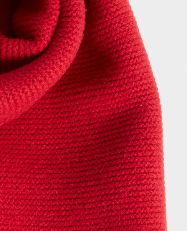 Bufanda tejida de lana Royale red Moiron