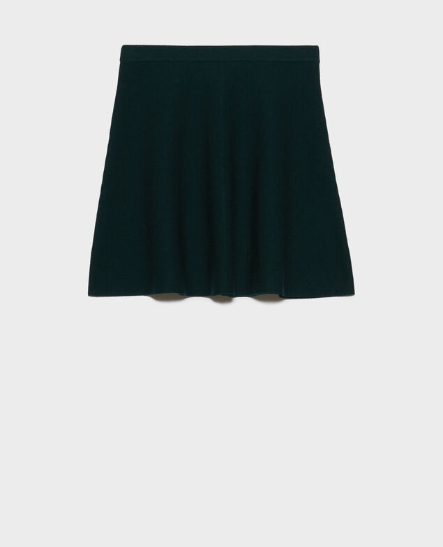 Mini falda de lana