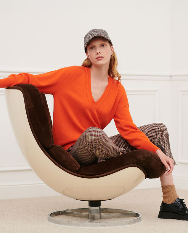 Jersey de cachemir 8829 24 orange