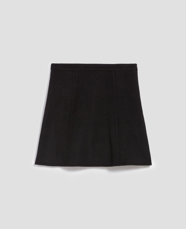 Falda corta de doble cara H091 black beauty