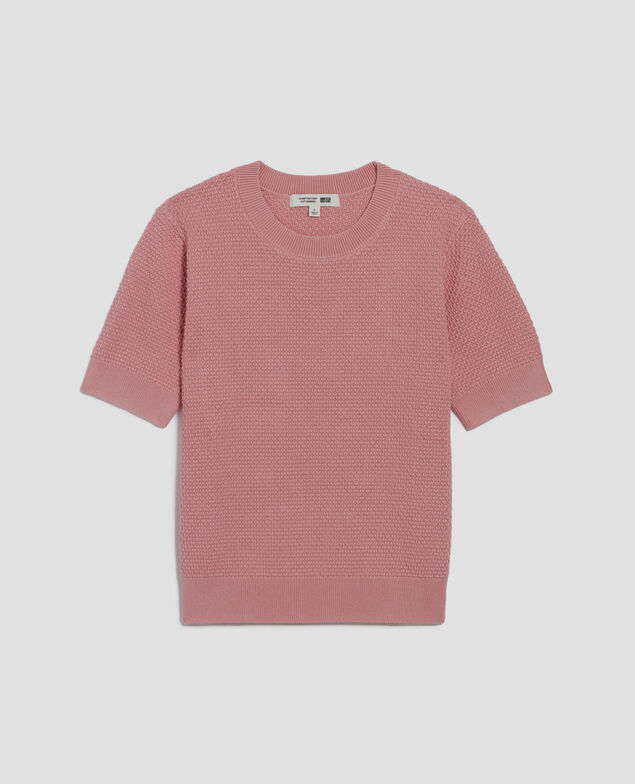 Jersey con manga corta de algodón U120 pink