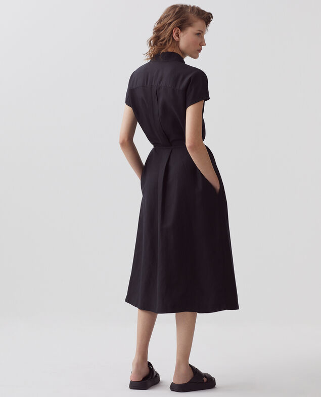 Vestido camisero H091 black beauty