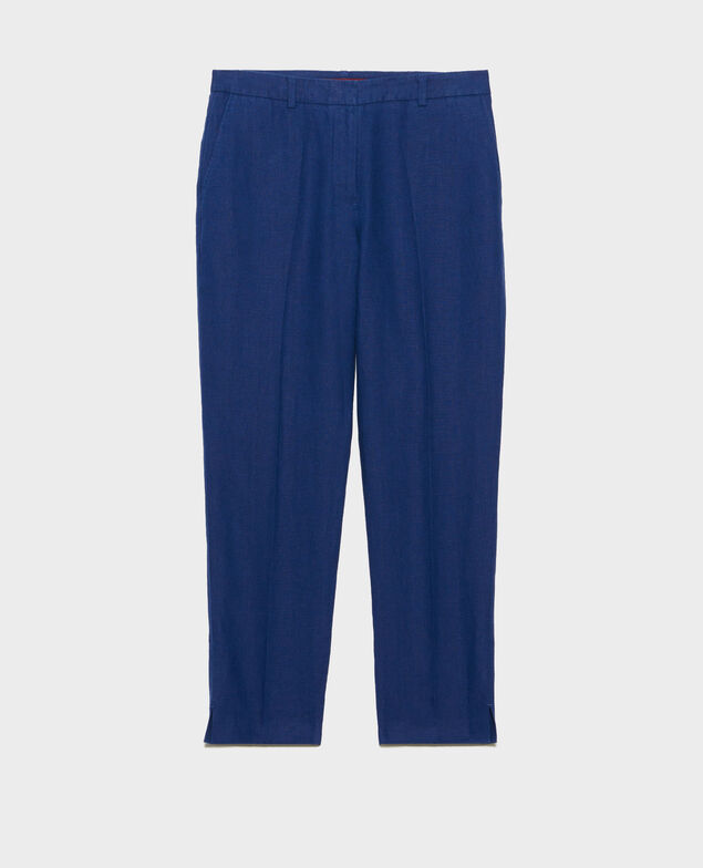 MARGUERITE - Pantalón cigarette 0643 medieval blue