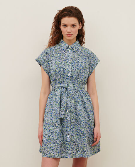 Vestido corto de gasa de algodón 7050 92_print_blue 2sdr212c01
