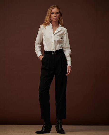 Pantalón de traje de lana
