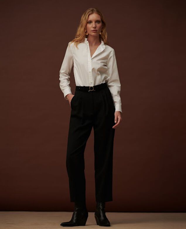 Pantalón de traje de lana
