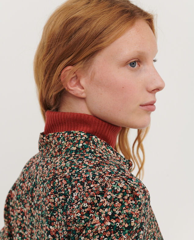 SIBYLLE - Camisa de seda 8859 24 orange print