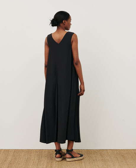 Vestido trapecio fluido 0093 black 3sdr275v02