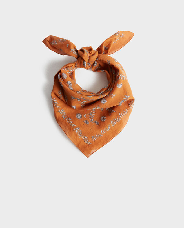 Bandana de algodón estampado Pumpkin spice