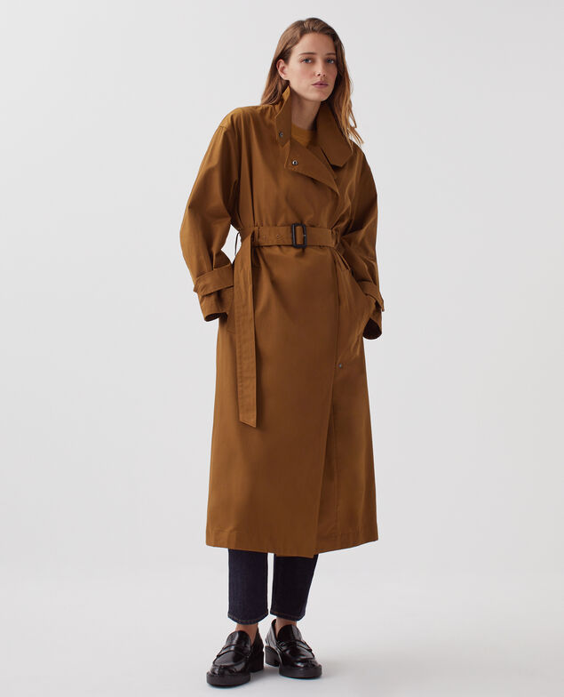 Trench oversize J340 brown