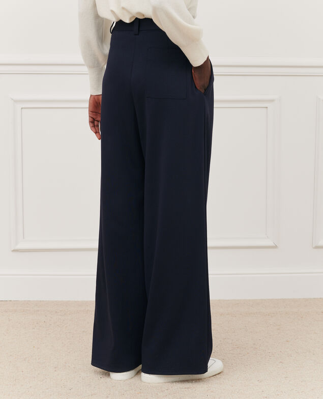 YVONNE - Pantalón ancho con pinzas