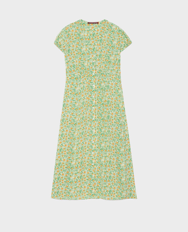 LUDIVINE - Vestido largo fluido 0420 zest yellow