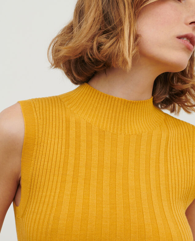 Camiseta de tirantes de lana merino