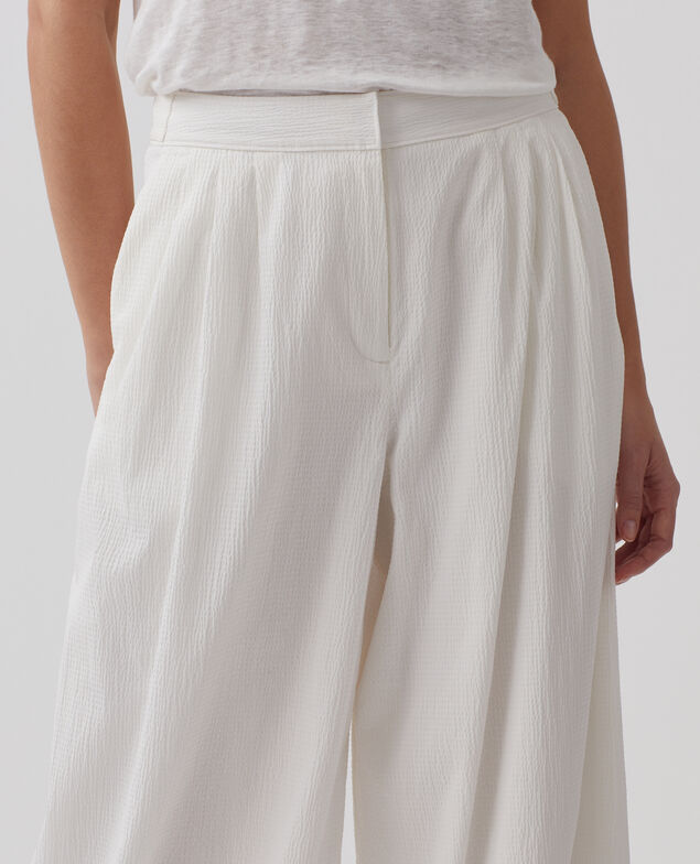 YVONNE - Pantalón amplio de algodón