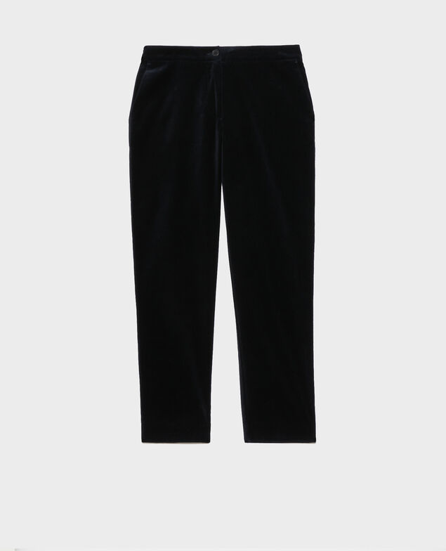 MARGUERITE - Pantalón cigarette 6041c navy deep