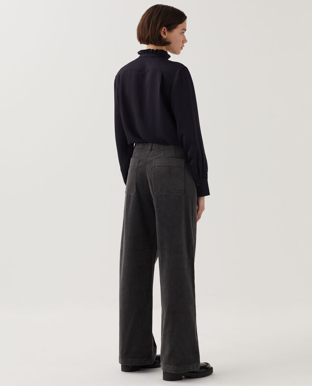 Pantalón de pana U070 gray