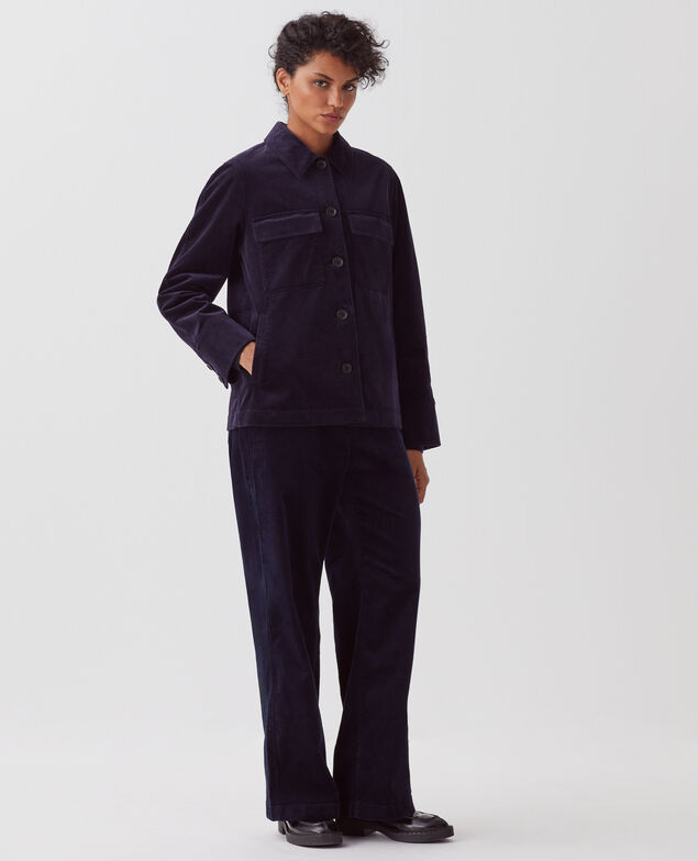 Chaqueta de pana U690 navy