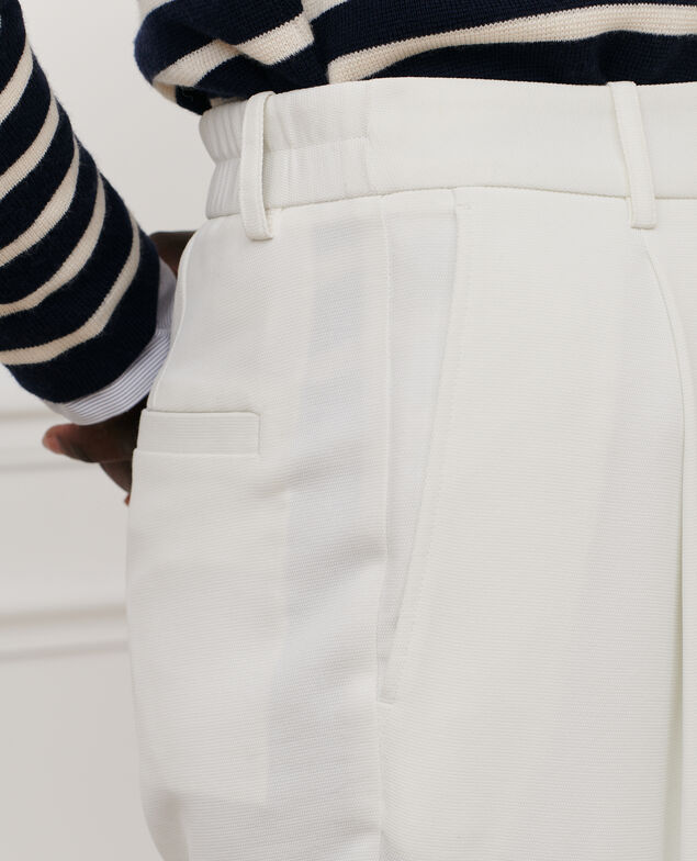 Pantalón cigarette 00 white
