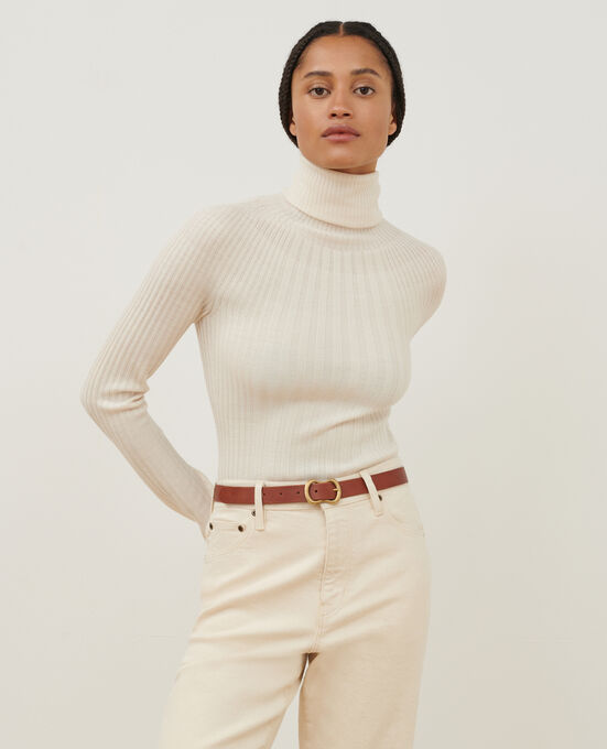 Jersey cuello vuelto de lana merino A013 OW JETSTREAM