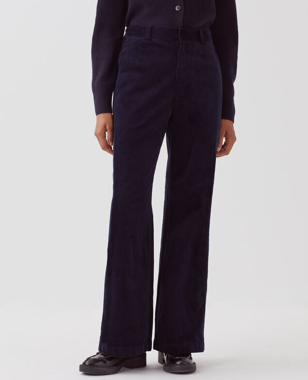 Pantalón de pana U690 navy