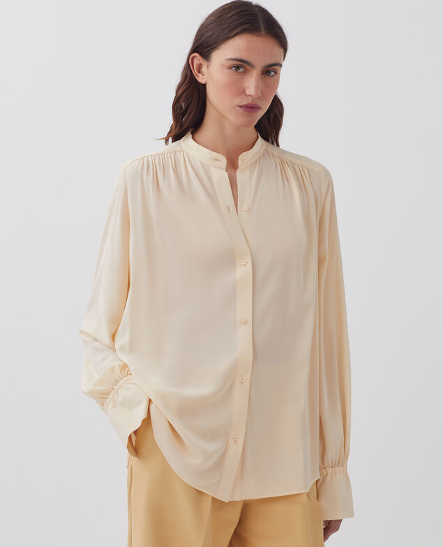 Camisa fluida de manga larga J300 natural