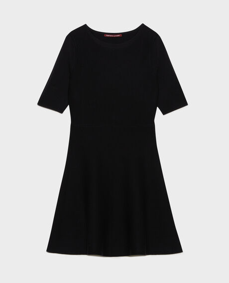 Vestido corto de lana 8824 09 black 2wdk298w21