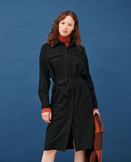 Vestido camisero de lana 4216 black_beauty 2wdr223w11