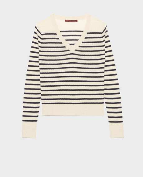 Jersey de rayas de lino 0692 night_sky_stripes 3sju271l01