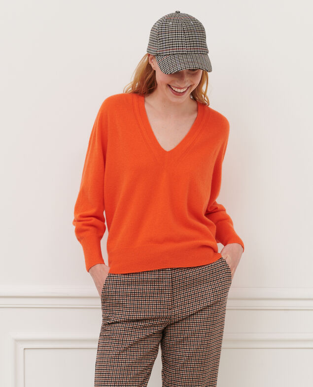 Jersey de cachemir 8829 24 orange