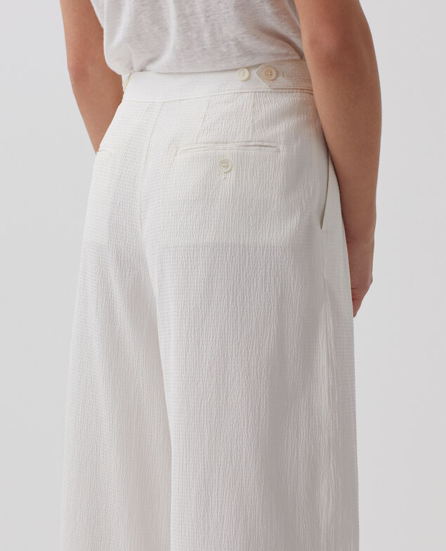YVONNE - Pantalón amplio de algodón