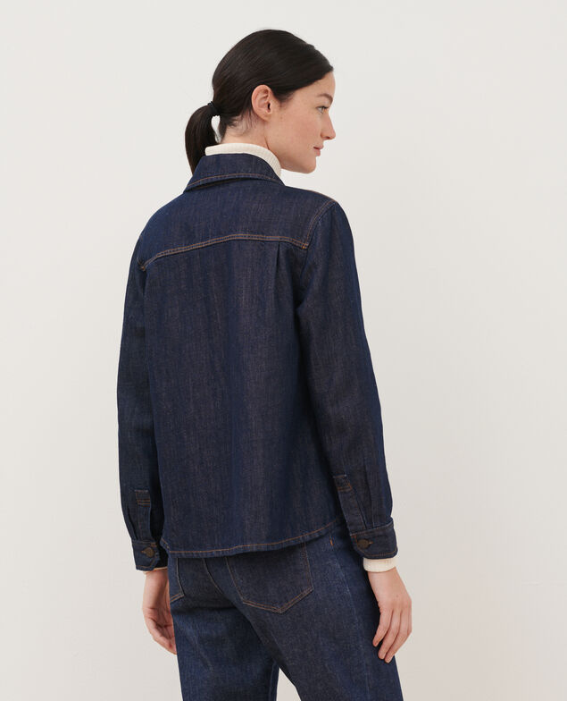 Chaqueta de tela denim