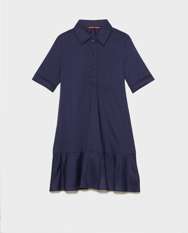 Vestido polo de algodón 68 blue