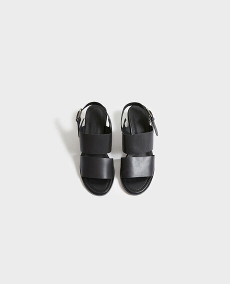 Sandalias de piel con tacón 09 black 2ss22352
