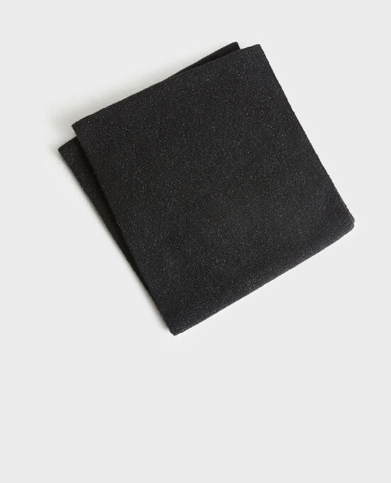 Contorno de cuello de alpaca mezclada A092 BLACK KNIT