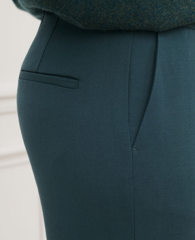 MARGUERITE - Pantalón cigarette 7015c dark green