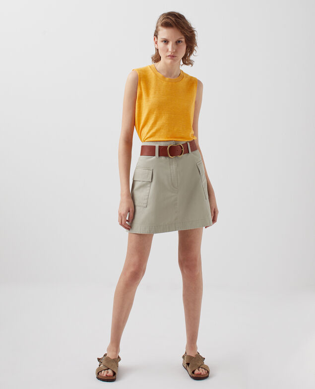 Minifalda cargo H030 abbey stone