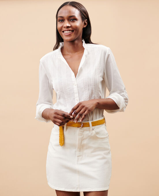 Minifalda vaquera 0003 WHITE DENIM