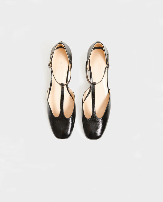 Zapatos salomé de charol  Black beauty