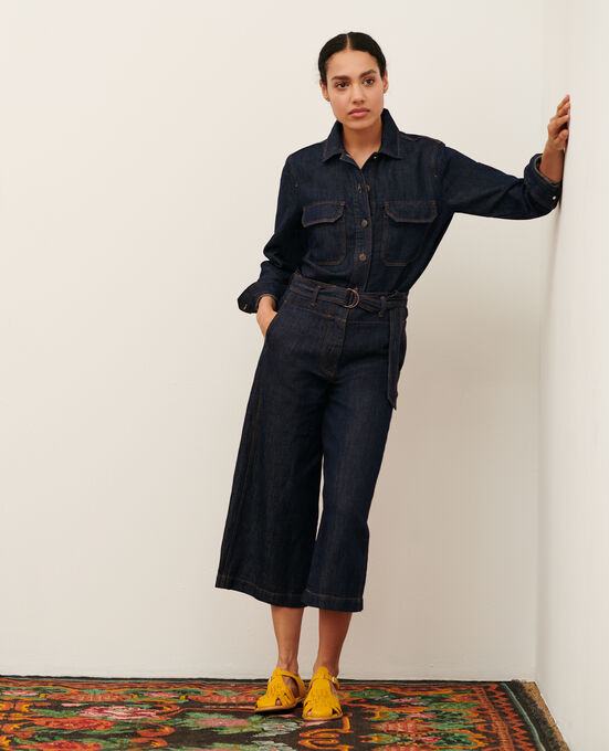 BABETH - Falda pantalón 0681 RINSE DENIM